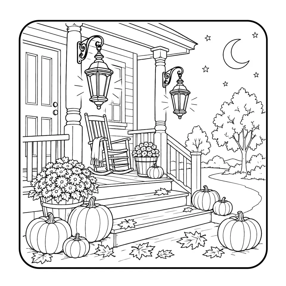 Interior page — Autumn Porch Memories